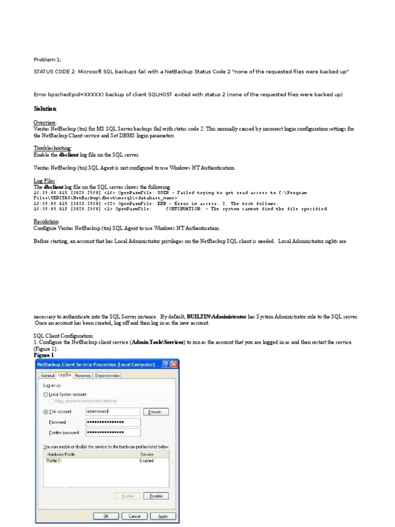 NetBackup - Error Codes - Troubleshooting | PDF | Computers
