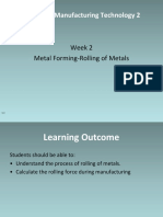 Rolling of Metals PDF