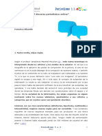 Discurso periodístico online