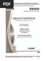 Soal Dan Pembahasan UN SMA Matematika IPA 2016