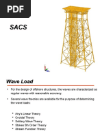 SACS Software Tutorial for Offshore Structures | PDF | Software | Computing