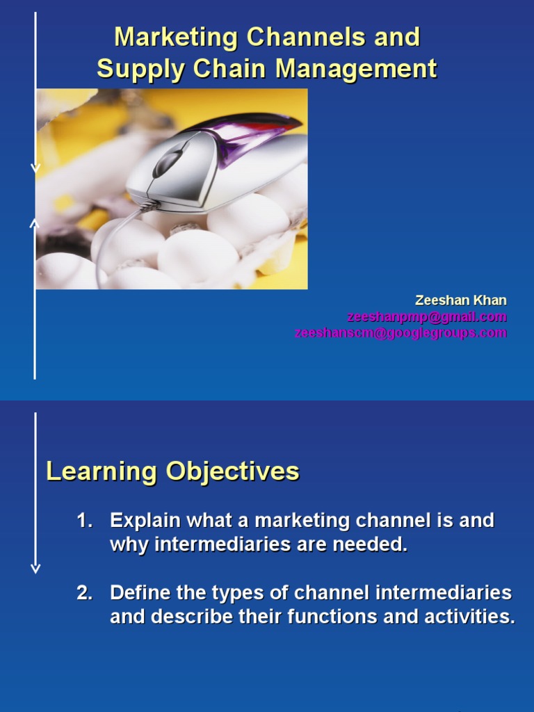 Marketing Channels and Supply Chain Management | PDF | Retail ...