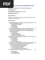 02 - Knowledge Area Quiz Project Scope Management