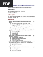 Knowledge Area Project Integration Management