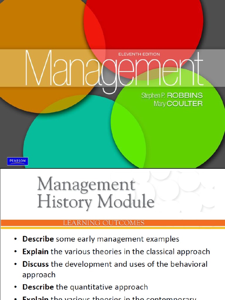 History of Management Theories | PDF | Division Of Labour | Employment