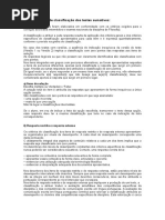 Critérios gerais de classificação dos testes sumativos