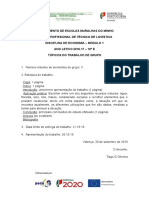 Trabalho de Grupo - Economia - M1 - 10º E