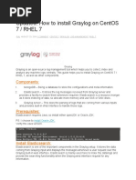 How To Install Graylog On CentOS 7 RHEL 7