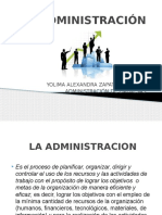 Diapositivas La Administración