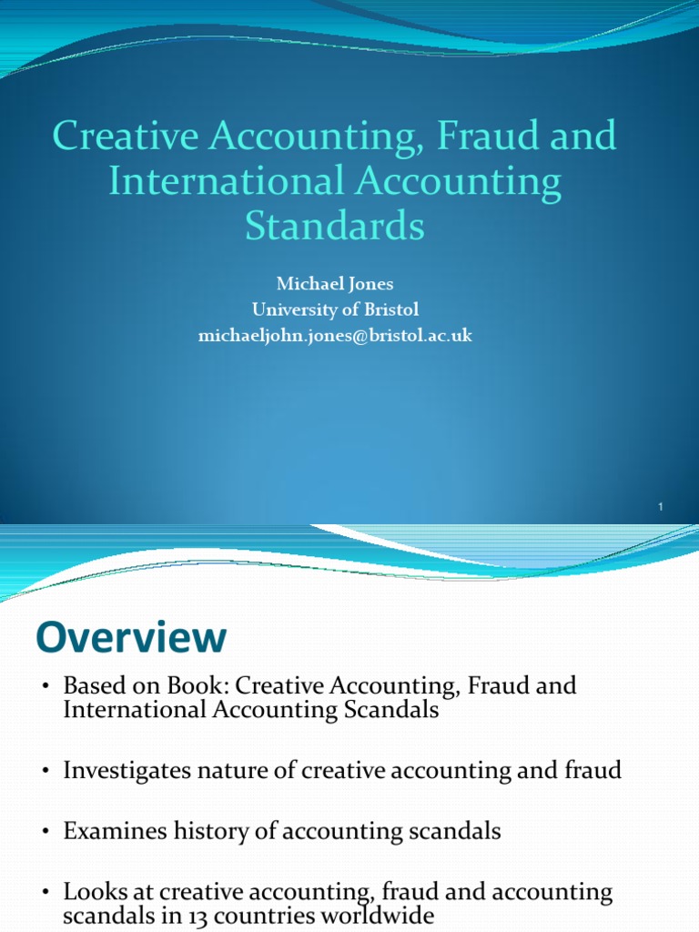Methods Of Creative Accounting And Fraud – EFDYEQ