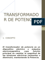 Transformador de potencia: concepto y funcionamiento