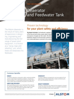 Heat Exchangers Deaerator Feedwater Tank