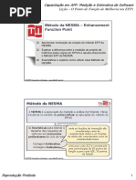 O Ponto de Função de Melhoria (Ou EFP)