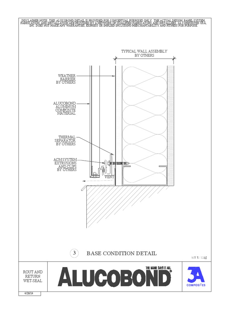 Alucobond Wall Assembly Details | PDF | Law | Technology & Engineering
