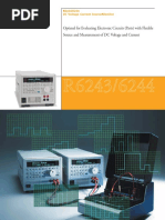 6243/6244 DC Voltage/Current Source/Monitor | PDF | Field Effect