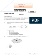 Soalan Sains - Year 5 (Module 1)