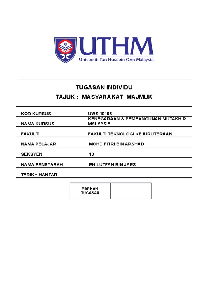 Kenegaraan Uthm | PDF