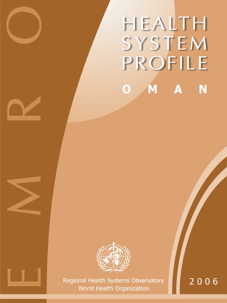 Oman Health System Profile PDF Oman Health Care
