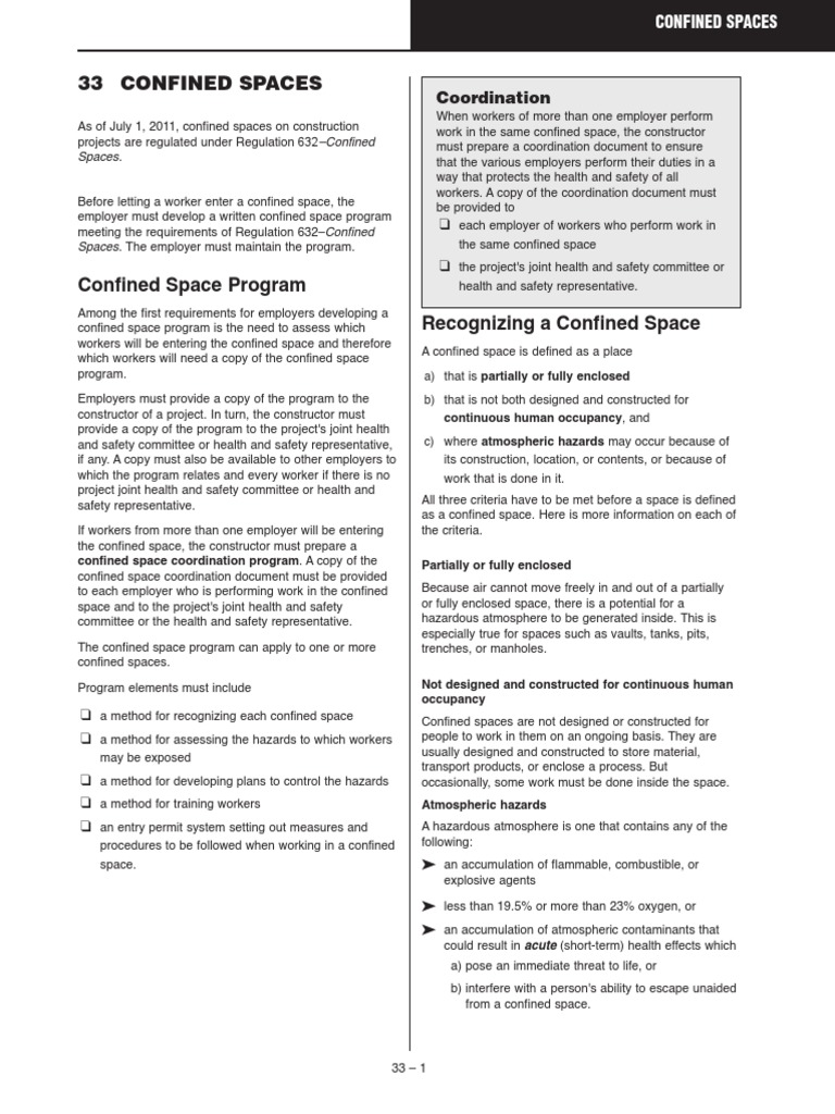 Confined - Spaces 1 PDF | PDF | Explosive Material | Combustion