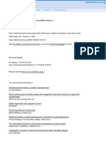 Long-term tests of capacitive humidity sensors