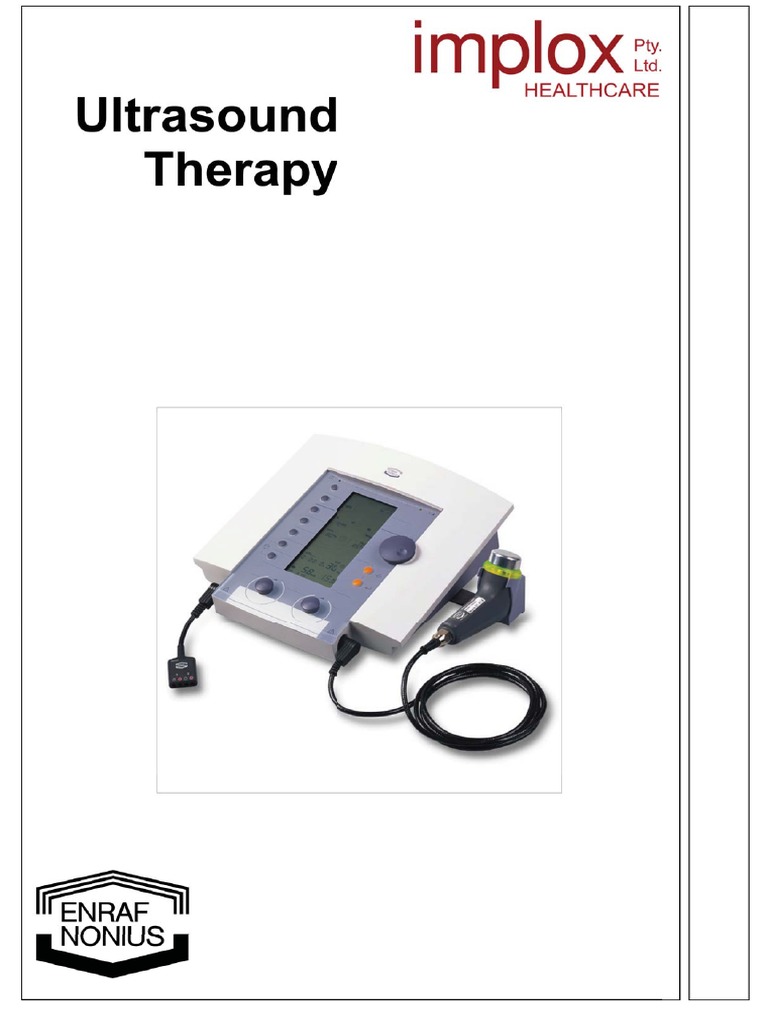 Electrotherapy Ultrasoundtherapy Implox PDF Piezoelectricity