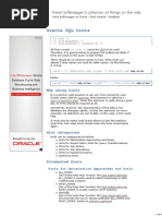 Oracle SQL Hints