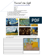 Van Gogh Worksheet