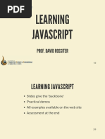 01 Learning JavaScript