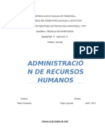 Administración de Recursos Humanos