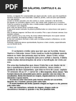 Meditação Em Gálatas 6 Por Sueli Marcondes