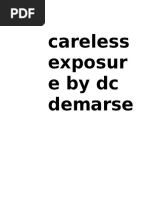 Careless Exposure