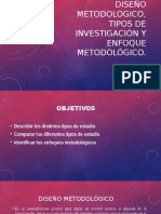 Diseño metodológico investigación