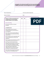 APPENDIX 9: An Example of An Internal Audit Form For Musculoskeletal Disorder (MSD) Prevention and Management in The Workplace