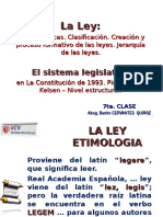 7ma. La Ley. Sistema Legislativo