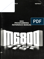 Motorola M6800 Programming Reference Manual M68PRM (D) Nov76