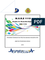 MORE 1119 Module For Remedial English SPM 1119 160616