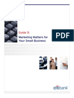 Guide 5:: Marketing Matters For Your Small Business