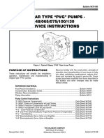Oilgear Type "PVG" Pumps - 048/065/075/100/130 Service Instructions