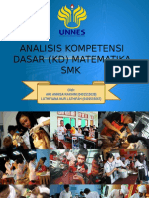 Analisis Kompetensi Dasar (KD) Matematika SMK