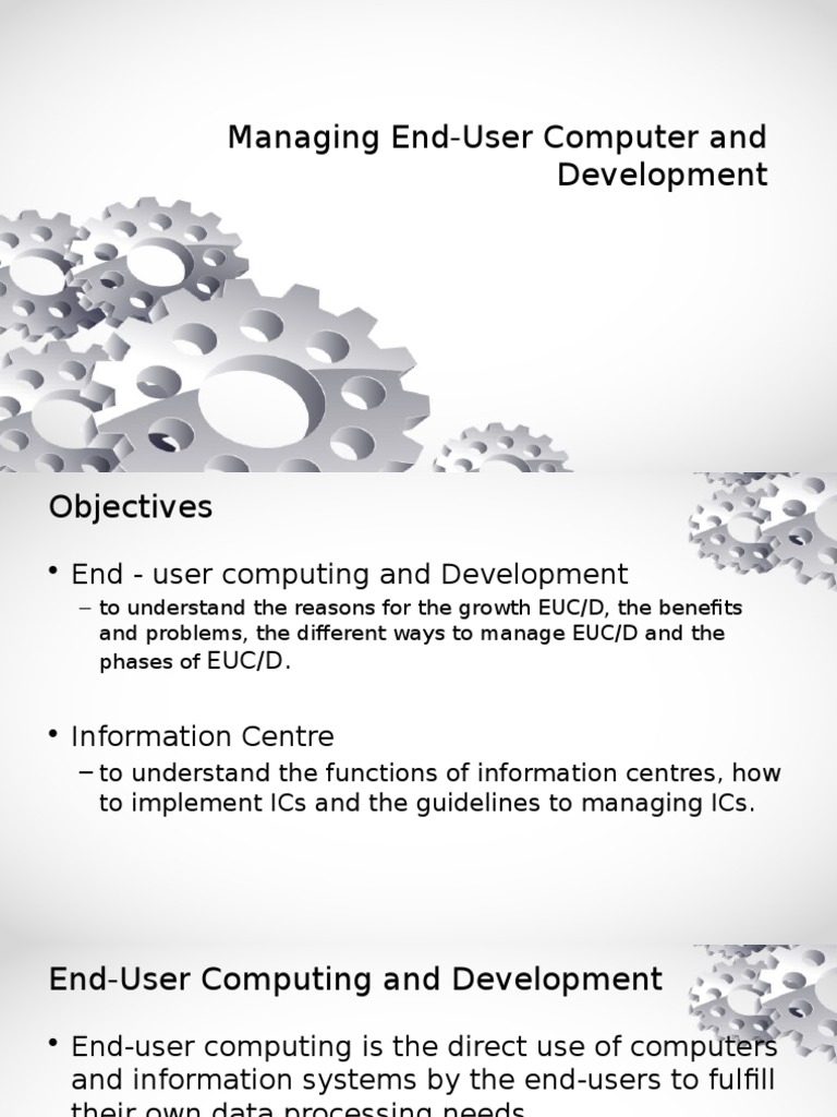 Managing End-User Computing Systems | PDF | Information System ...