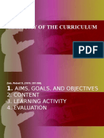 Anatomy of The Curriculum