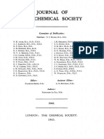Journal of THE: Chemical Society