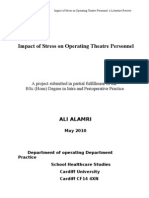 Download Impact of Stress on Operating Theatre Personnel by julie SN32939087 doc pdf
