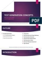 Test Data Generation Concepts in Software Testing | PDF