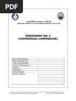 Exp 4 Centrifugal Compressor