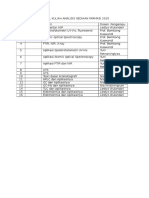 Jadwal Kuliah Analisis Farmasi Agustus 2015