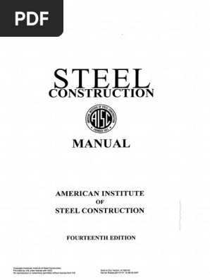 AISC Steel Construction Manual 14th Edition + ANSI-AISC 360