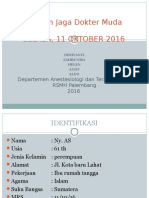 Laporan Jaga Dokter Muda 11 Oktober 2016