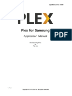 Plex For Samsung App Manual v2.000