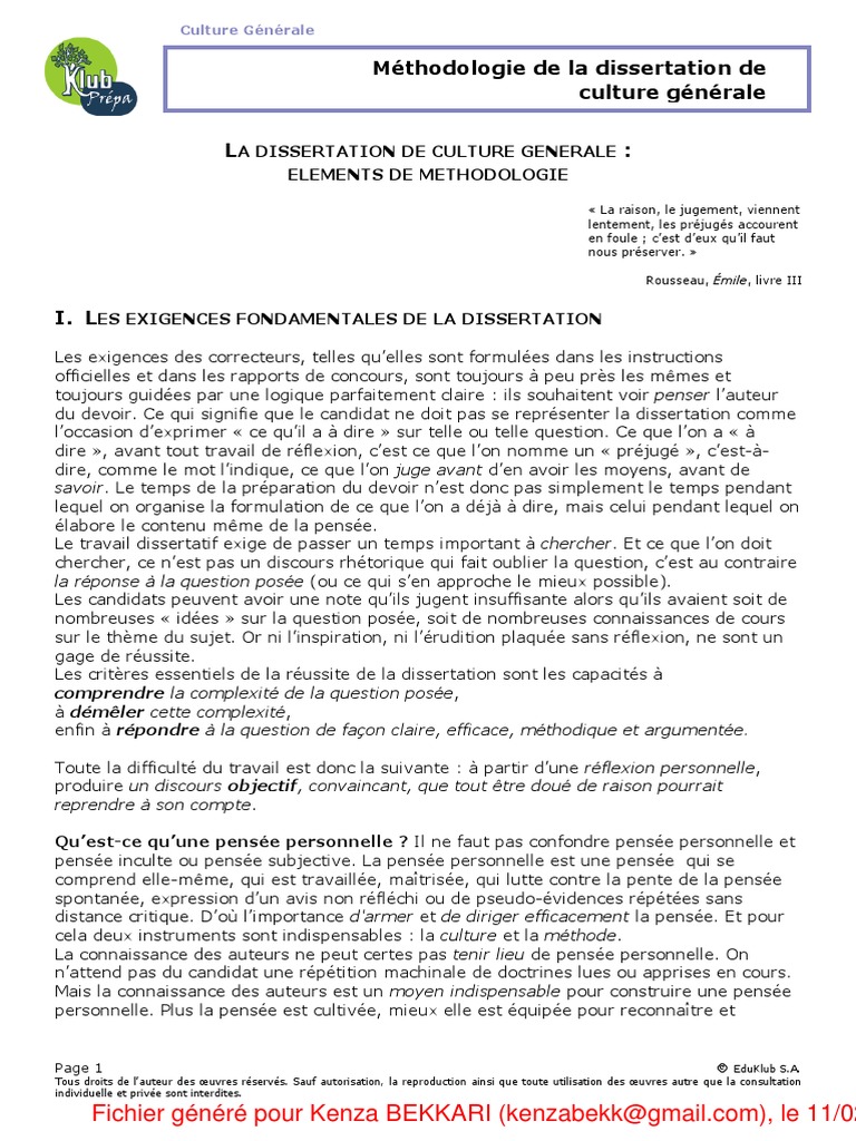 Dissertation pour convaincre est il prfrable